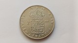 Suedia-2 kroner/coroanae1966-Argint