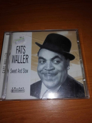 Jazz Swing era Fats Waller Sweet and Slow Cd audio 2003 EX foto