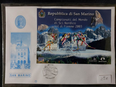 San Marino 2003 - FDC - Sport foto