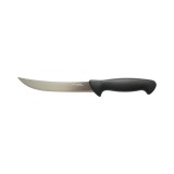 Cutit dezosat curbat profesional 15cm, lama otel 5Cr15MoV, maner PP negru Breckner Germany