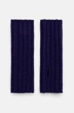 Medicine mănuși din l&acirc;nă culoarea violet