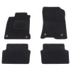 Set covorase auto mocheta Velor Renault Laguna III (T), 10.2007-, negru,