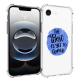 Husa antisoc pentru iphone 16e, airbag pro, clear, the best is yet to come
