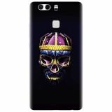 Husa silicon pentru Huawei P9, Colorfull Skull
