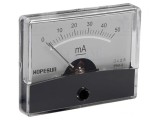 Ampermetru pe panou DC 0-50mA 60x47mm