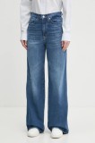 Tommy Jeans jeans femei, culoarea bleumarin, DW0DW19582
