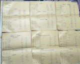 Cumpara ieftin LOT 30 PAG BATUTE LA MASINA ANII 30 FILATELIE /TIMBRE /CATALOG MARCI IVERT 1933