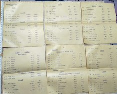 LOT 30 PAG BATUTE LA MASINA ANII 30 FILATELIE /TIMBRE /CATALOG MARCI IVERT 1933
