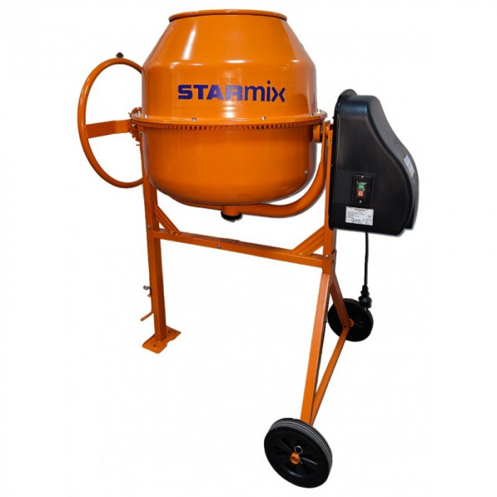 Betoniera CMH160L STARMIX, volum cuva 160 litri, putere motor 650W, 230V, 54kg