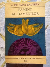 ✅ PĂM&Acirc;NT AL OAMENILOR - ANTOINE DE SAINT-EXUPERY 1967 CELE MAI BUNE CĂRȚI