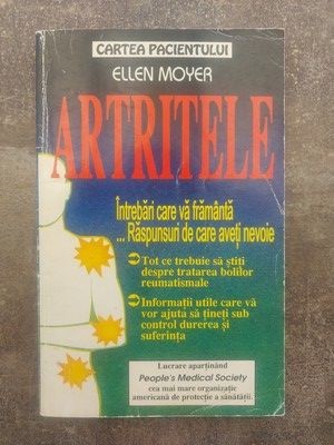 Cartea pacientului Artritele- Ellen Moyer foto