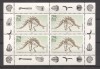 Germany DDR 1990 Prehistoric animals, perf. sheetlet, MNH S.054, Nestampilat
