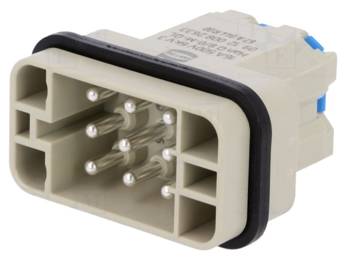 Conector HDC 9 pini 16A 500V