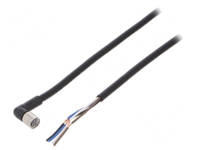 Cablu Conectare M8 4-PIN &amp;icirc;n unghi 5m PVC foto