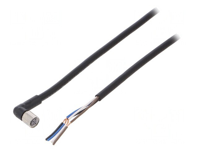 Cablu Conectare M8 4-PIN &icirc;n unghi 5m PVC