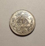 Mexic 50 Centavos 1943 Aunc, America de Nord