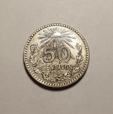 Mexic 50 Centavos 1943 Aunc foto