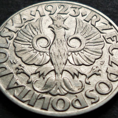 Moneda istorica 50 GROSZY - POLONIA, anul 1923 *cod 4538 - excelenta!