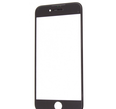 Geam sticla iPhone 8, Complet, Black foto
