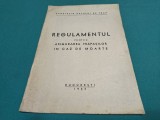REGULAMENTUL PENTRU ASIGURAREA TRĂPAȘILOR &Icirc;N CAZ DE MOARTE * 1943 * 2 1 5