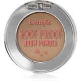 Benefit Goof Proof Brow Powder pudră pentru spr&acirc;ncene culoare 2,5 Neutral Blonde 1,9 g