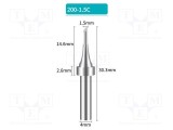V&Atilde;&cent;rf despicat 1,5mm SHENZHEN BAKON pentru sta&Aring;&pound;ie de lipit