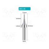 V&Atilde;&cent;rf despicat 1,5mm SHENZHEN BAKON pentru sta&Aring;&pound;ie de lipit
