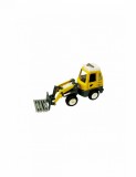 Utilaj de constructii de jucarie cu sunete si lumini 16-18 cm stivuitor metalic