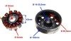 Magnetou Stator Volanta Scuter Piaggio Fly 125cc Gilera Runner 200cc