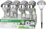 Lampa solara de gradina Strend Pro Garden Aurora 38 cm, set 12 buc
