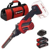 Einhell TE-BF 18 Li PXC + Twinpack CB + 4514095 - Slefuitor cu brat geanta textila + Set 2 acumulatori si incarcator Li-Ion 18 V 2.5 Ah
