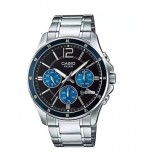 Casio Enticer Analog Quartz MTP-1374D-2AV Ceas pentru Bărbați cu Brățară din Oțel Inoxidabil 43.5mm