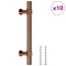 Manere de dulap, 10 buc., bronz, 96 mm, otel inoxidabil