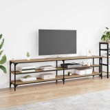 vidaXL Cabinet TV Stejar Artizanal 200 x 30 x 50 cm 881292