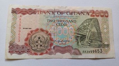 Ghana -2000 Cedis 1998 foto