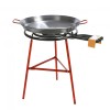 Set gatit paella fructe de mare Ibiza, tigaie 70 cm inclusa, suport 3 picioare, arzator 3 cercuri, GRC75006