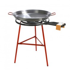 Set gatit paella fructe de mare Narpo 50, tigaie 50 cm inclusa, suport 3 picioare, arzator 2 cercuri, Garcima foto