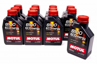 Set 12 Buc Ulei Motor Motul 8100 Eco-Nergy 5W-30 1L 102782 foto