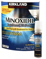 Minoxidil 5% Kirkland SPUMA impotriva caderii parului - Pachet 1 LUNA foto