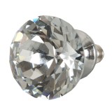 Cumpara ieftin Buton mobila din sticla transparenta 3 cm
