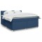 vidaXL Pat box spring cu saltea, albastru, 180x200 cm, material textil 3285966