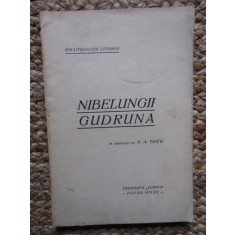 NIBELUNGII GUDRUNA in romaneste de V. A. Trifu (1926)
