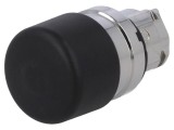 Comutator cu apăsare 22mm negru ZB4BC24