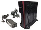 Fujitsu FUTRO S740 Thin Client cu procesor Intel J4105 la 1,5 GHz, 4 GB PC4, SSD de 8 GB și adaptor de curent alternativ