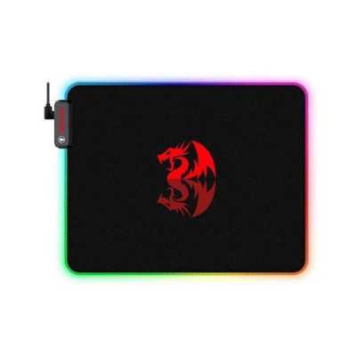 Mousepad gaming Redragon Pluto negru iluminare RGB foto