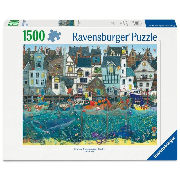 Ravensburger - Puzzle port cu mare agitata 1500 piese