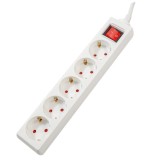 Tip accesoriu - prelungitor Utilizat pentru - casa/ birou Numar prize - Schuko x 5 Tip stecher pt. conectare la retea - Schuko (T) Altfel de prize - f