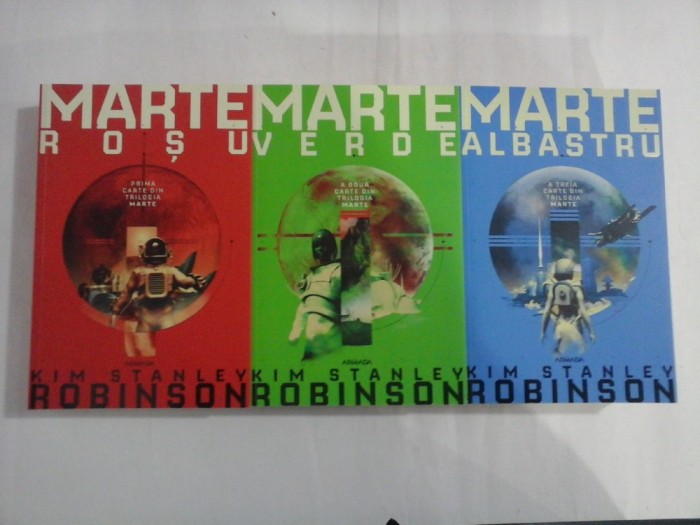 TRILOGIA MARTE - MARTE ROSU / VERDE / ALBASTRU -Kim Stanley Robinson