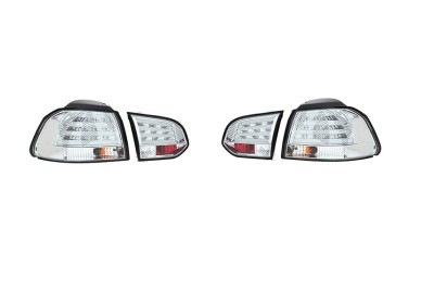 Stop spate, lampa Volkswagen Golf Vi (5k), 10.2008-2013, model tuning, montare spate, stanga+dreapta, 2 buc stanga si 2 buc dreapta; LED+P21W+PY21W; foto