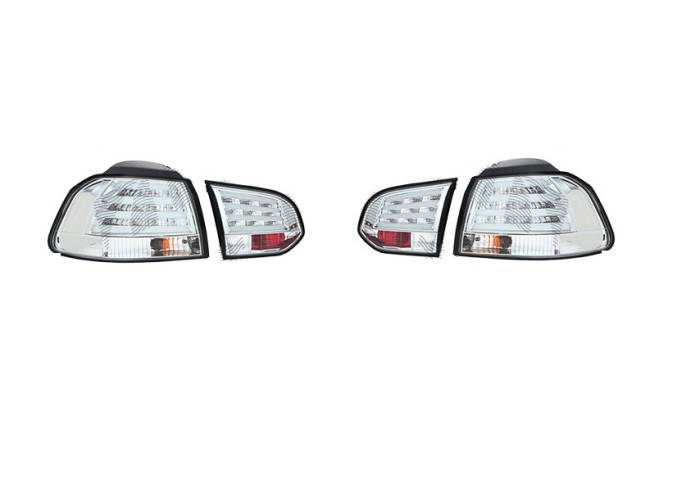 Stop spate, lampa Volkswagen Golf Vi (5k), 10.2008-2013, model tuning, montare spate, stanga+dreapta, 2 buc stanga si 2 buc dreapta; LED+P21W+PY21W;